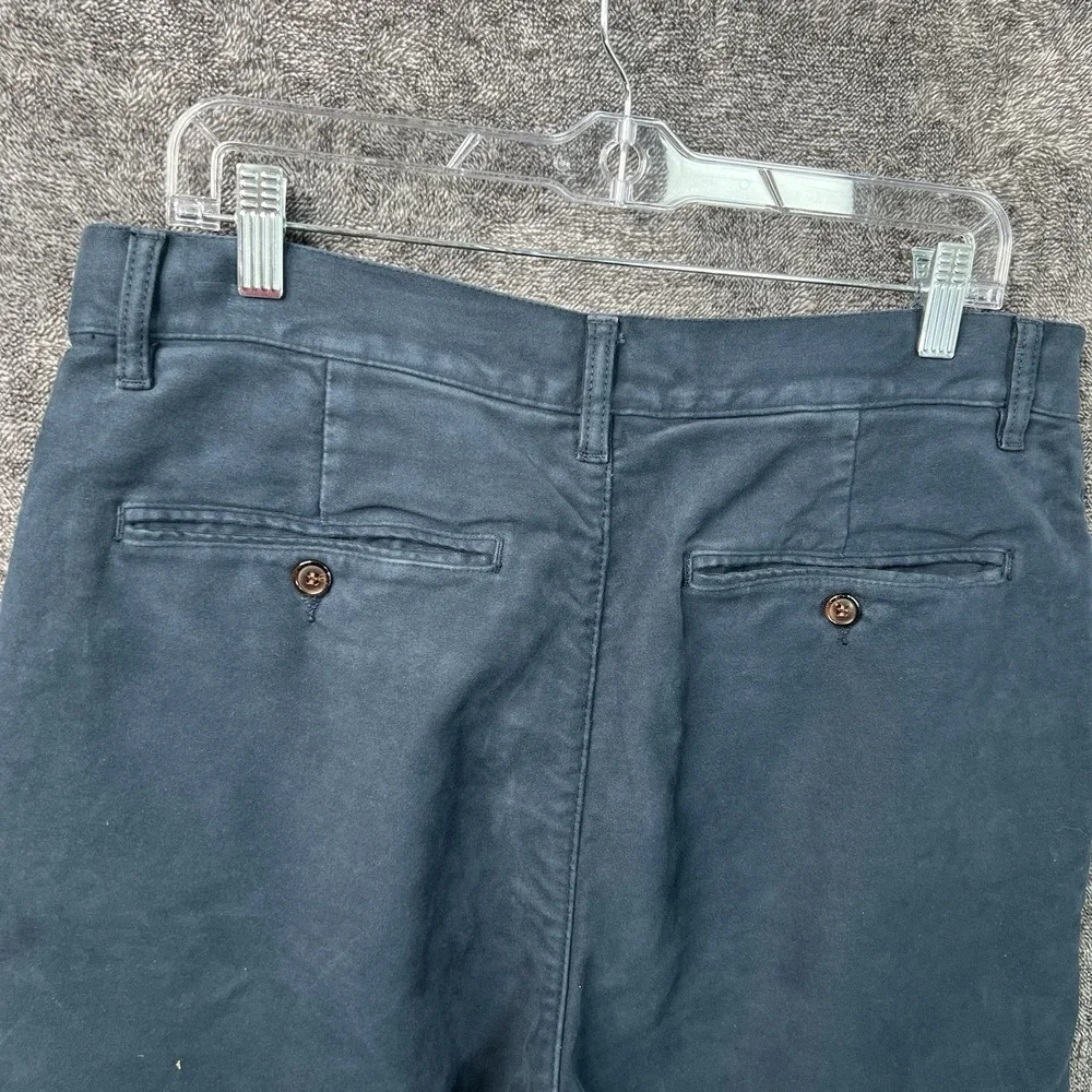 Lafaurie Men's Size 34x30 Cotton Stretch Straight Leg Pants Blue Emerson